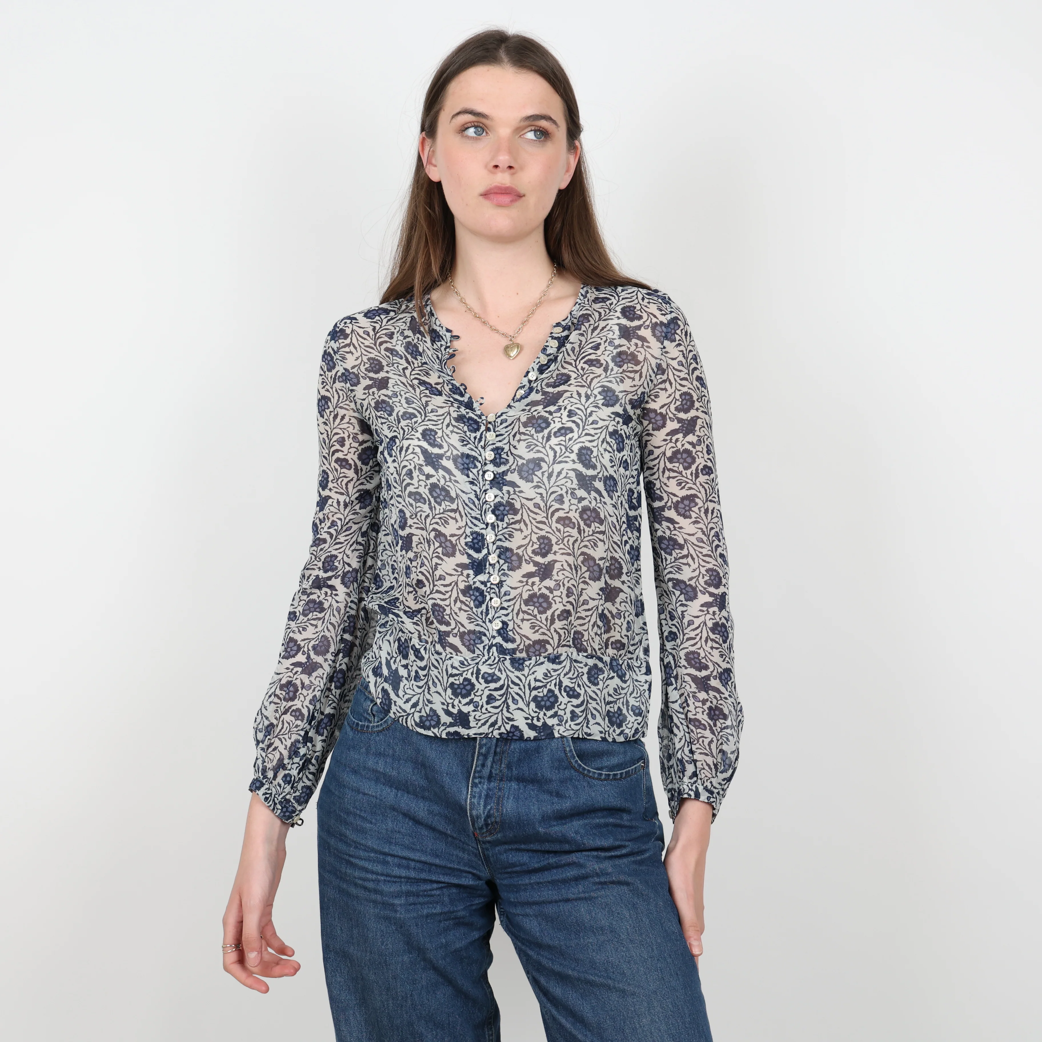Blouse, UK Size 6 - Image 2